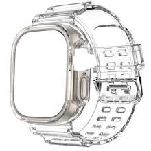 BEIMUSON Funda protectora transparente todo en uno para Apple Watch Ultra, Series 11/10/9/8/7/6/5/4/3, cobertura completa a prueba de golpes, carcasa blanda, ligera y duradera, instalación sin herramientas - Multicolor - Ver 36