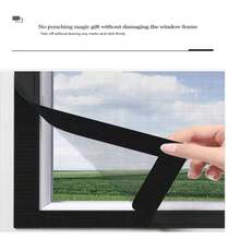 YOKIO Black Window Mosquito Net, Invisible Fiberglass, Thin Mesh Breathable, Suitable For Window Screen, Insect Net, Window Insect Screen. Can Be Installed By Yourself; Screen Door Invisible And Insect-Proof. - Screen Windows - View 6