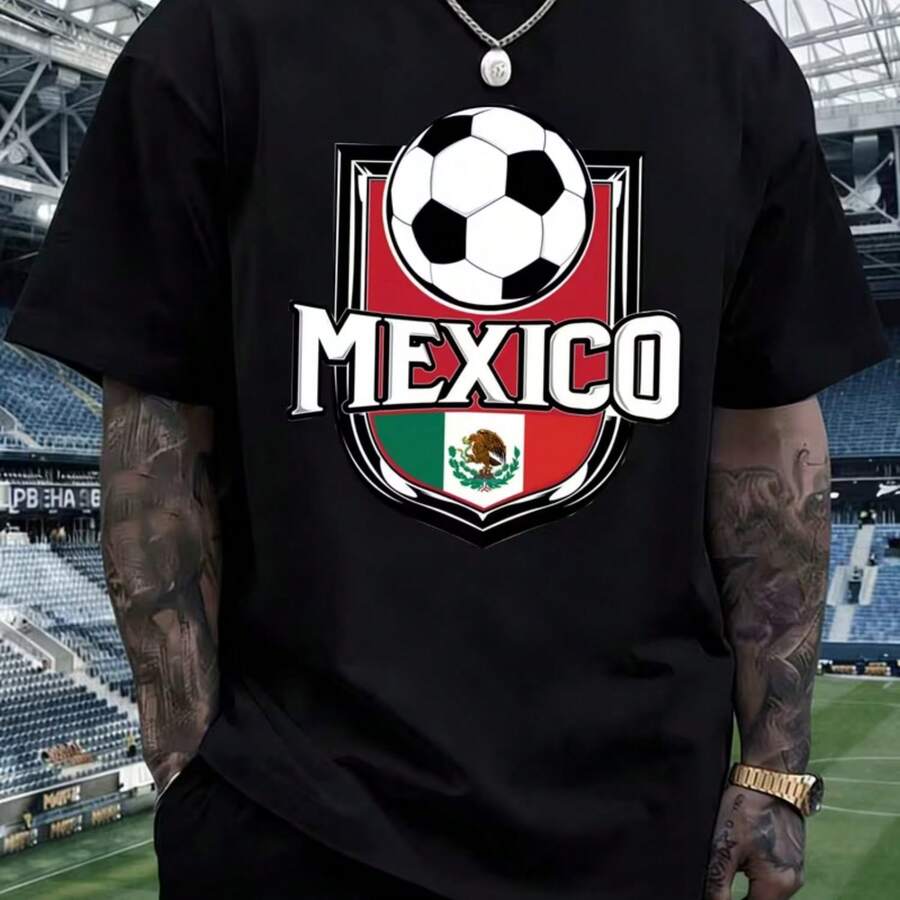 Printed T-Shirt For Men And Women - Black - View 1