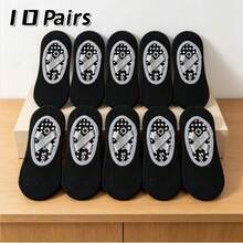 5/10 Đôi tất thể thao nữ màu đen, tím, xám, quai chéo, chống trượt, thoải mái, làm từ silicon, thích hợp cho yoga và tập thể dục. - Nhiều màu - Xem 9