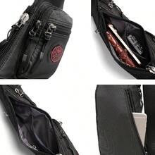 Sling Bag Chest Shoulder Backpack Crossbody Bags Casual Daypack Men Women Black - 2620N - Small + Black-2620n - View 6