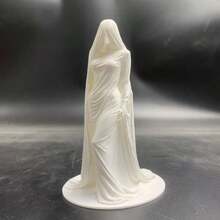1pc Mysterious Veiled Lady Figurine Sculpture, Desktop Decor For Cabinet And Home - Multicolor - View 5