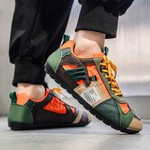 Four Seasons Ladies' Casual Sports Shoes Joker College Wind Shoes Low-Top Soft-Soled Comfortable Running Sports Shoes - Green - View 5