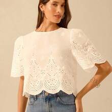 Women Blouses & Shirts - White - View 9