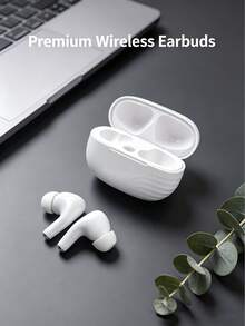 Écouteurs sans fil Bluetooth - Contrôle tactile, microphone HD, longue durée de vie de la batterie, stéréo - Compatible avec les appareils iOS et Android - Cadeau de vacances idéal pour les étudiants, les travailleurs de bureau, les passionnés de fitness et les voyageurs - S32 - Voir 1