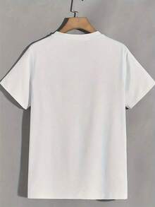 Camiseta de manga corta con estampado de limones para mujer - Tejido de punto de algodón suave, diseño con estampado de rodajas y hojas de limón, corte holgado, diseño de hombros caídos, top casual adecuado para todas las estaciones, estampado de frutas de limón y lima (blanco), perfecta para el verano, picnics y ropa de playa - Tejido suave, lavable a máquina. - Blanco - Ver 2