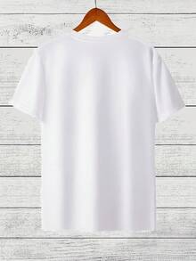 Camiseta con texto y foto personalizados, camiseta con imagen personalizada, camiseta con foto familiar, camiseta de regalo personalizada, camiseta con foto de cumpleaños, camiseta con texto personalizado, regalos para familiares y amigos, regalos de festividades - Blanco - Ver 2