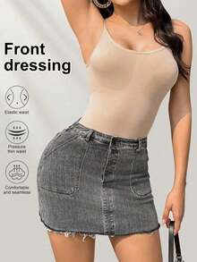3 piezas de bodys moldeadores sin costuras, control de abdomen, levantamiento de glúteos, cintura ceñida, elegante para el verano - Multicolor 2 - Ver 6