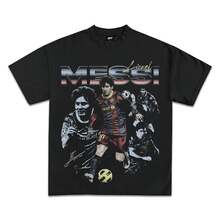Barcelona Graphic T-Shirt, Y2K Rap Urban Style T-Shirt, Unisex Crew Neck, Vintage Hip-Hop Graphic, Sporty Style, Casual Cotton Cut. - 白色 - 查看 2