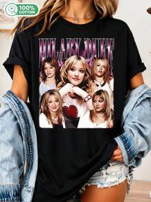 Vintage 90s T-Shirt, Graphic T-Shirt, Lucky Me 2026 Tour-Inspired T-Shirt, Gift For Pop Artists - Black - View 6
