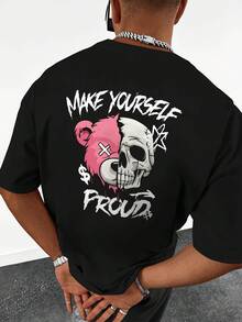 Camiseta de hombre para primavera y verano - Negro - Ver 12