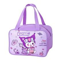 SANRIO Túi đựng cơm trưa cho học sinh, túi giữ nhiệt, túi đựng cơm trưa cỡ lớn, túi đựng cơm trưa trẻ em chống thấm nước, hình hoạt hình dễ thương, kích thước rộng hơn. - Nhiều màu - Xem 7