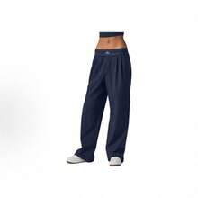 Alo Yoga Suit Up TROUSER Loose Soft Stretch High-Waisted Regular Straight Leg Suit Pants For Women - W51432R - View 4