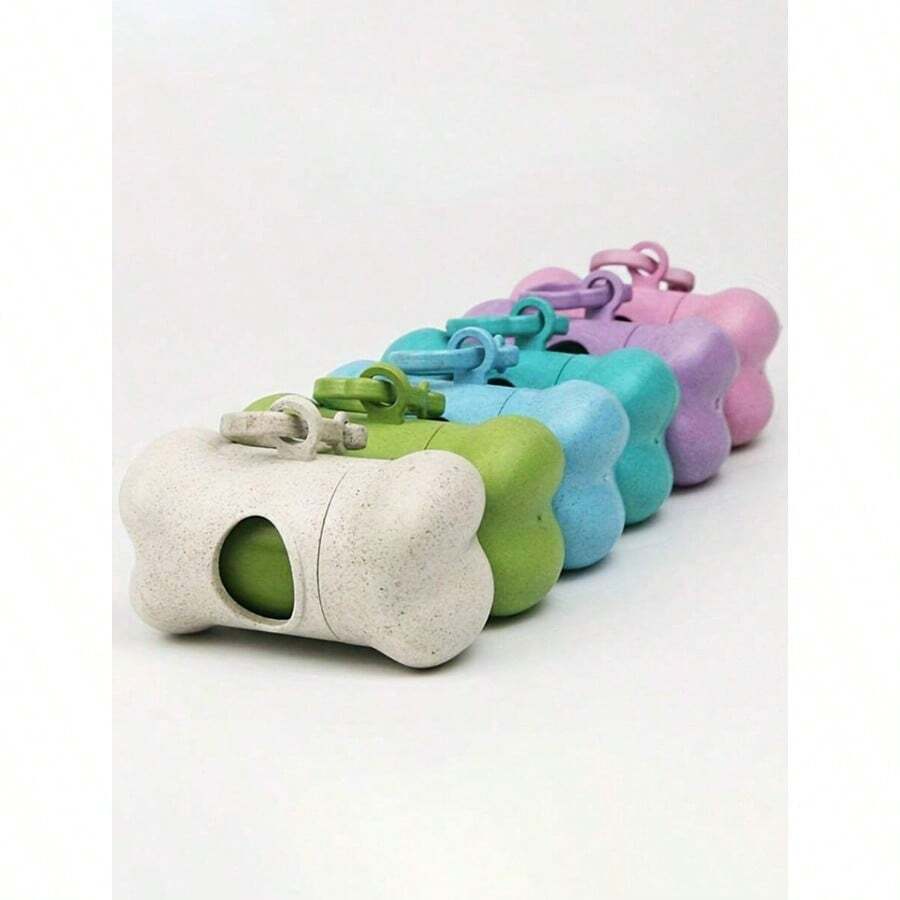 1pc Hands-Free Dog Waste Bag Dispenser - Durable Plastic Material, Battery-Free, Ideal For Outdoor Walks And Training - Multicolor - View 1