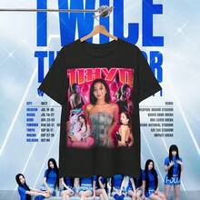 Camiseta unisex, TwiceJihyoRetroAños 90VintageGráficoCamisa:Una vezKpopConciertoTourMercancía&Regalo2026,ropademujerblusasparadamacasualescamisasdemujerblusablusasparamujercamisas, GráficasimpresoAmigable con la piel, estilo de los 90Retro, Ropa Urbana, De ModacasualCamisetas, GráficasimpresoAmigable con la piel, estilo de los 90Retro, Ropa Urbana, De Modacasualcamisetas - Negro - Ver 5