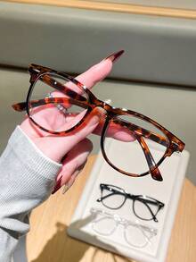 1/3 Set Retro Fashion Lightweight Eyeglasses - Fashionable Full Frame Glasses - Multicolor - View 3