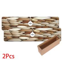 1pc Pebble Pattern Printed Faucet Mat, Durable Polyester, Quick Drying, Easy To Clean, Suitable For Kitchen And Bathroom, Easy To Install, Daily Decor, Gift, Bathroom Mat, Durable Faucet Mat, Faucet Accessory - Multicolor - View 15