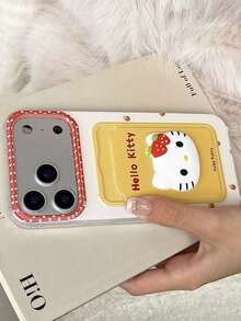 SANRIO 1个3D立体KT卡套+挂绳，适用于苹果手机壳，兼容 11-17 Pro Max - 彩色 - 查看 2