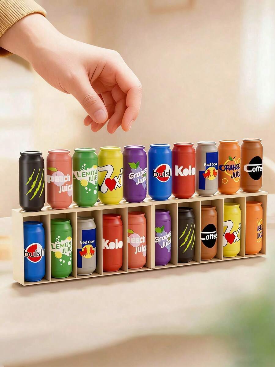 14+ Adult & Teen Memory Bottle Color Matching Game, Random Sticker Strategy Floor Multiplayer Interactive Group Party Icebreaker Family Entertainment Christmas Gift - Multicolor - View 1