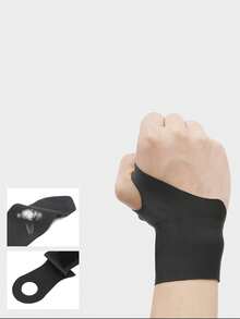 1pc Lightweight Breathable Wrist Brace, Compression Wrist Support For Tendinitis, Sprain Prevention, Mouse Hand Fatigue, Adjustable Wrist Protector - A - View 4