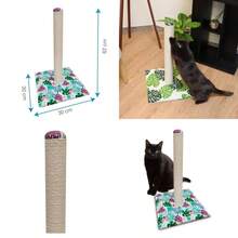 Árbol rascador High de para Gatos Adultos Grandes y pequeños, Accesorios y Juguetes para Mascotas, Juguete calmante para Gatos - Tropical - Ver 1
