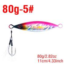 1PC Sinking Metal Lead Fish Lures Laser Coating Artificial Baits For Sea Fishing Casting & Jigging - 5# - View 11