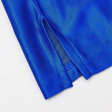 Alex Moran #7 Bluesmont Football Jersey, Finely Embroidered American Football Uniform, American Mesh Football Shirt Sports - Blue - View 7