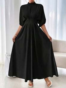Women Midi Dresses - 黑色 - 查看 5