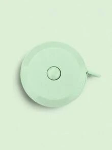 1pc Tape Measure Body Measuring Tape, Retractable 60 Inch Soft Mini Measuring Tape, Suitable For Waist Measurement, Small Object Measurement, Handicrafts, Outdoor Portability, Office And School And Other Scenarios - Màu xanh lá cây, 1 chiếc - Xem 2