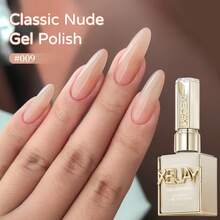 XEIJAYI Classic Nude Gel Polish, 10pcs Soak Off UV/LED Nail Polish Kit, Long Lasting Nail Art For French & Nude Manicure, Home Salon Essentials, Gift For Women, Professional 15ml Nail Gel - 彩色 - 查看 17