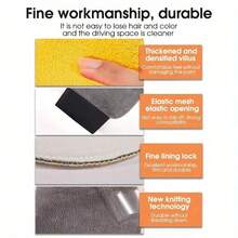 Găng tay rửa xe chống trầy xước - Sợi microfiber siêu thấm hút, găng tay tái sử dụng, găng tay hình bàn chân gấu, khăn vải, găng tay rửa xe, miếng bọt biển chenille hai mặt, dụng cụ vệ sinh xe khô/ướt. - Găng tay rửa xe - Xem 4