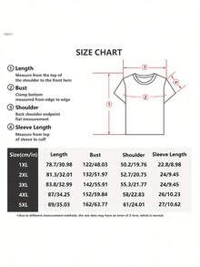 Camiseta manga corta cuello redondo 100% algodón, estampado trendy, tejido ligero y ventilado, estilo moda casual, apta para vida diaria, salidas informales y citas en primavera, verano y otoño - Negro - Ver 5