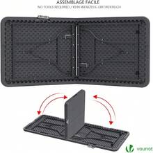 Mesa de exterior - 1 mesa, negra - Ver 3