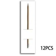 Personalized Cardboard Pencil Set, Customized Pencil, Customized Cardboard, Customizable Name, Text, Time And Other Information, Back To School Customized Pencil, Back To School Gift - Multicolor - View 11