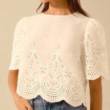 Women Blouses & Shirts - White - View 2