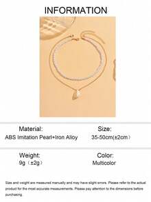Bộ 2 chiếc vòng cổ mặt dây chuyền vỏ sò trắng lãng mạn cho kỳ nghỉ hè, vòng cổ choker đính hạt ngọc trai giả bất đối xứng thời trang, thích hợp cho nam, nữ, các cặp đôi, đeo hàng ngày, đi biển, dự tiệc. - Nhiều màu - Xem 5