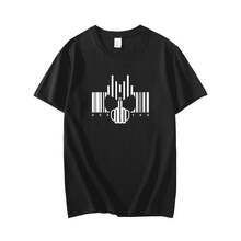 Short-Sleeved T-Shirt With Masked Decade Print, Anime Decade Build, Summer 2D Cosplay For Anime Conventions. - 黑色 - 查看 3