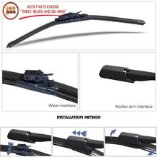 Lưỡi gạt mưa kính chắn gió ô tô C-Class W205 2015-2020, bằng cao su, thay thế, phù hợp với các dòng xe C180 C200 C220 C250 C300 - JQ-D1022+1022+H - Xem 9