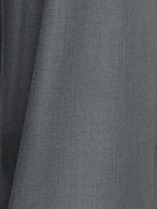 Pantalones rectos de cintura media de unicolor elegante con cinturón, negro, primavera - Gris hierro - Ver 2