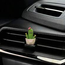 1pc Miniature Landscape Creative Elegant Fresh Small Potted Plant, DIY Car Interior Decor, Desktop Ornament, Office Workstation Computer Screen Decoration Accessory - Small Potted Plants - View 7