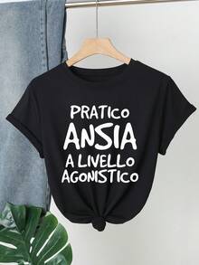 Women T-Shirts - Black - View 6