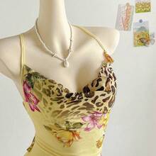 Women's Colorful Vintage Floral Print Draped Neck Layered Ruffle Hem Maxi Dress, Vacation Style Elegant Dress Women,White Dress For Civil Wedding ,Going Out Top ,Wedding Party Dress,Party Dress For Women,Elegant Party Dress,Christmas Dress ,Halloween Costume For Women, Winter Dress, Fall Women Clothes Rose Dress Orchid Dress Dinner Dress Ruffle Dress,Party - Azul menta - Ver 11