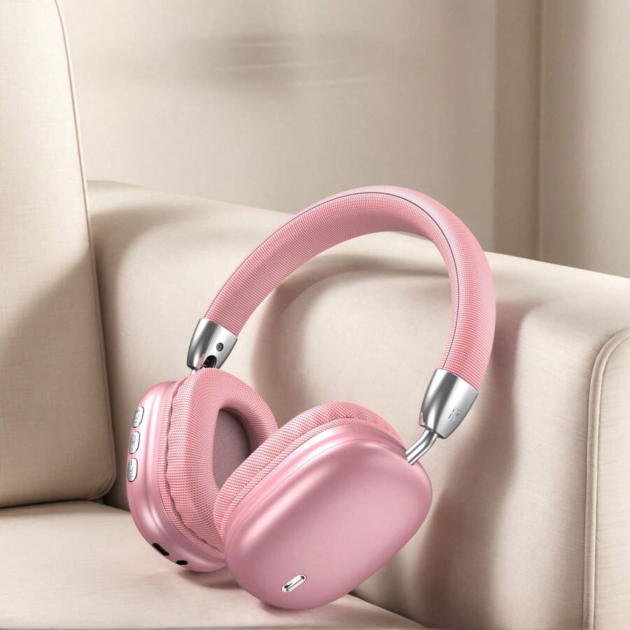 Gerripuer 新款耳罩式無線耳機 HIFI 高解析通話 舒適 MP3 可折疊旋轉伸縮 ABS 塑料金屬質感 高端商務禮品 5.3 智能晶片 HIFI 音效 雙連接 超長續航 簡約便攜 低延遲 HiFi 立體聲，適用於手機、電腦與遊戲耳機