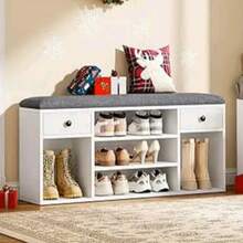 Taburete para cambiar de zapatos - Blanco - Ver 6