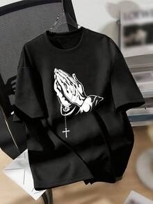 Camiseta unisex% algodón, modelo 2026, lavable aáquina, cómoda para todas las estaciones, adecuada para deportes al aire libre, fiestas en la playa y uso diario, con un diseño novedoso y estilo moderno, ¡tu mejor elección! - Negro - Ver 1
