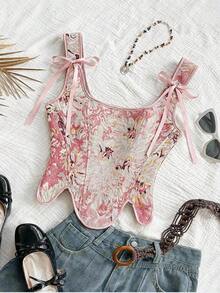 Tops y camisetas de mujer para fiesta - Rosa - Ver 6