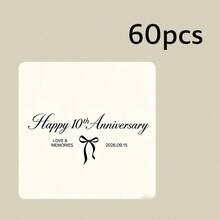 Customized Modern Wedding Stickers, Customized Wedding Napkin Labels, Personalized Wedding Stationery, Wedding Napkin Stickers, Box Stickers, Packaging Stickers, Gift Stickers, Message Stickers - Square Stickers - View 18
