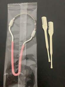 3件套面部脱毛套装，面部脱毛器，精准美容面部剃毛器，弹簧式脱毛器，女士唇部脱毛器，面部脱毛工具，唇毛去除器，胡须、面部和腿部脱毛器，便携式，易于使用，操作简单，快速干净脱毛 - 彩色 - 查看 13