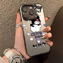 SANRIO スマホケース苹果17proMax/17pro/17/11/12/13/14/15/15Pro/15PluS/15ProMax/16/16Pro/16PluS/16ProMax/MIN/X/XR彩銀超薄・軽量・ぴったりフィットソフトケース耐擦傷プレゼントギフト誕生日 - 銀 - チェックする 4