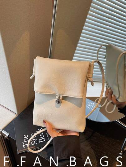 2026 Spring/Summer New Mini Vertical Leather Coin Purse Women Shoulder Bag